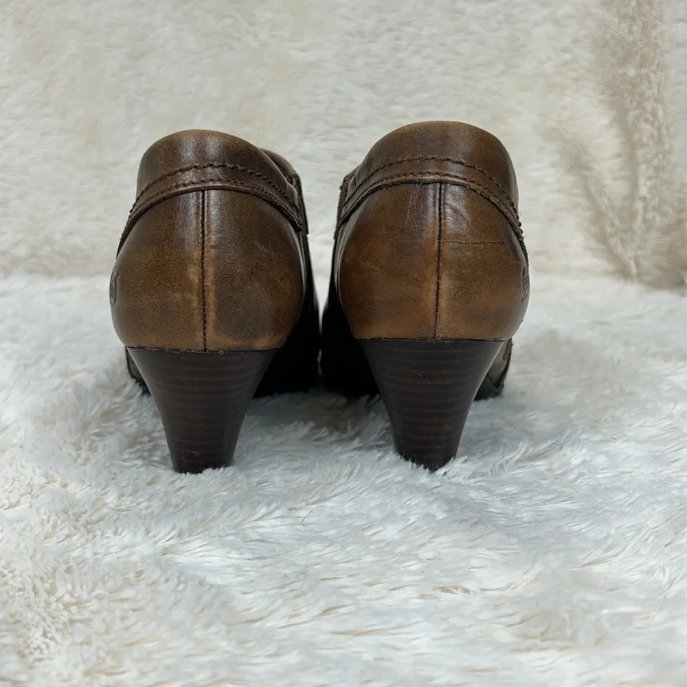 Born Tanya brown ankle boots-8.5